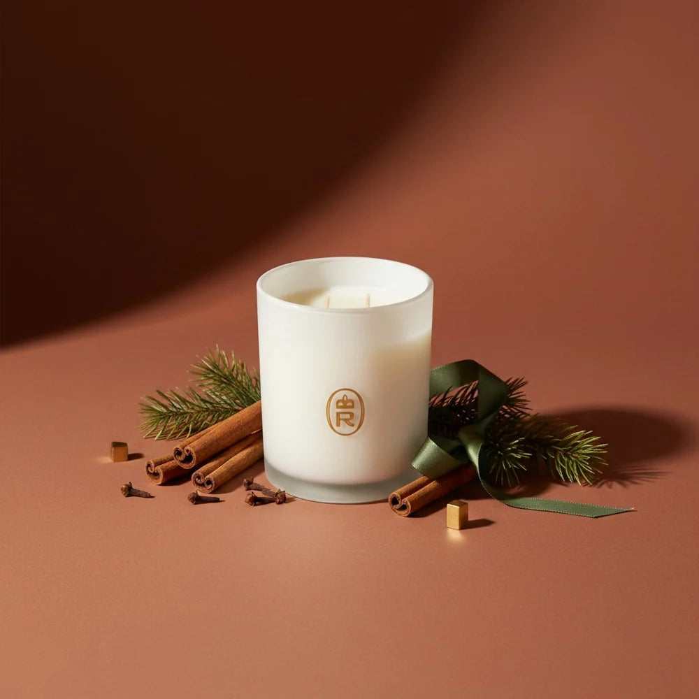 Bourbon Royalty 14oz Glass Candle - Cinnamon Cheer