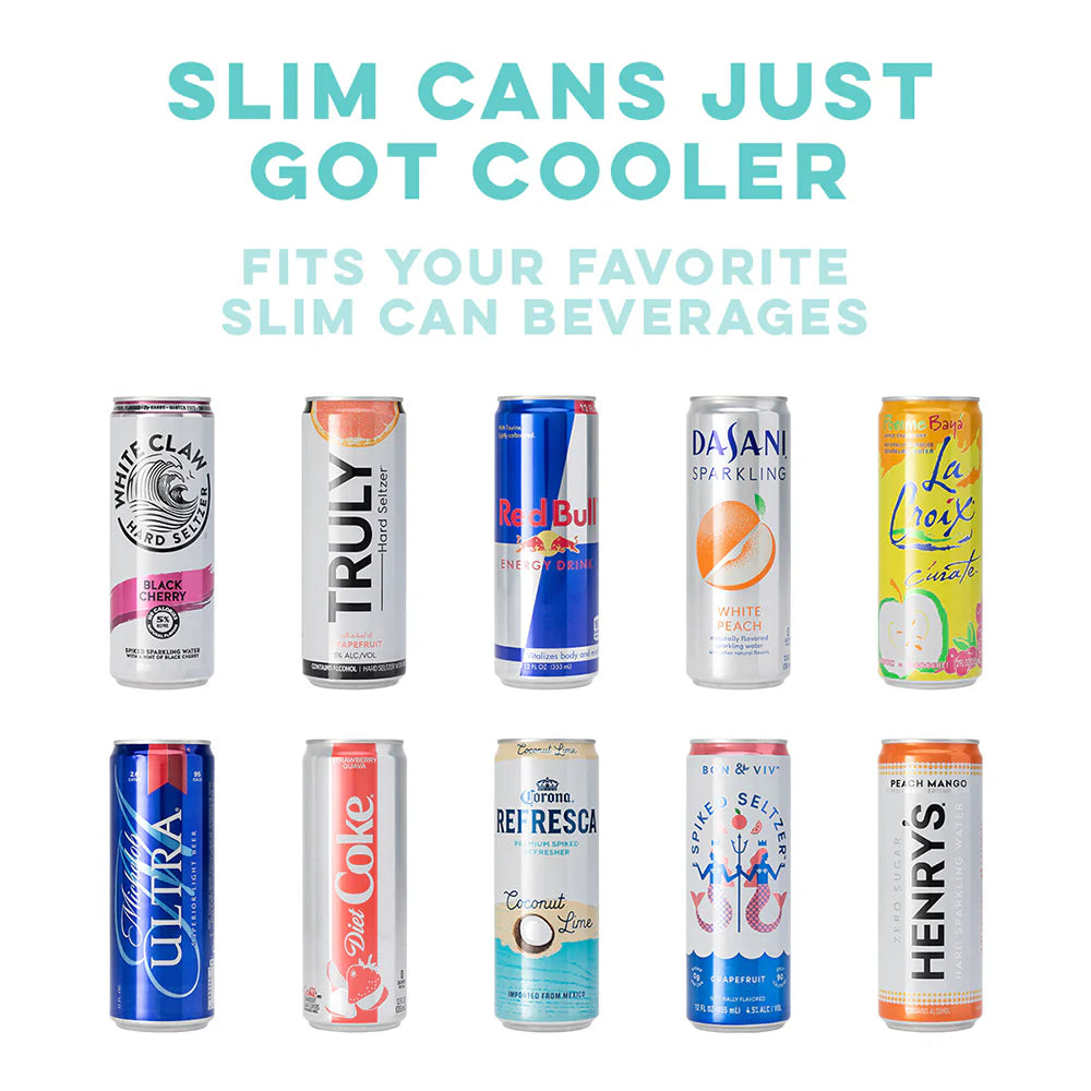 Swig 12oz Skinny Can Cooler - Full Bloom
