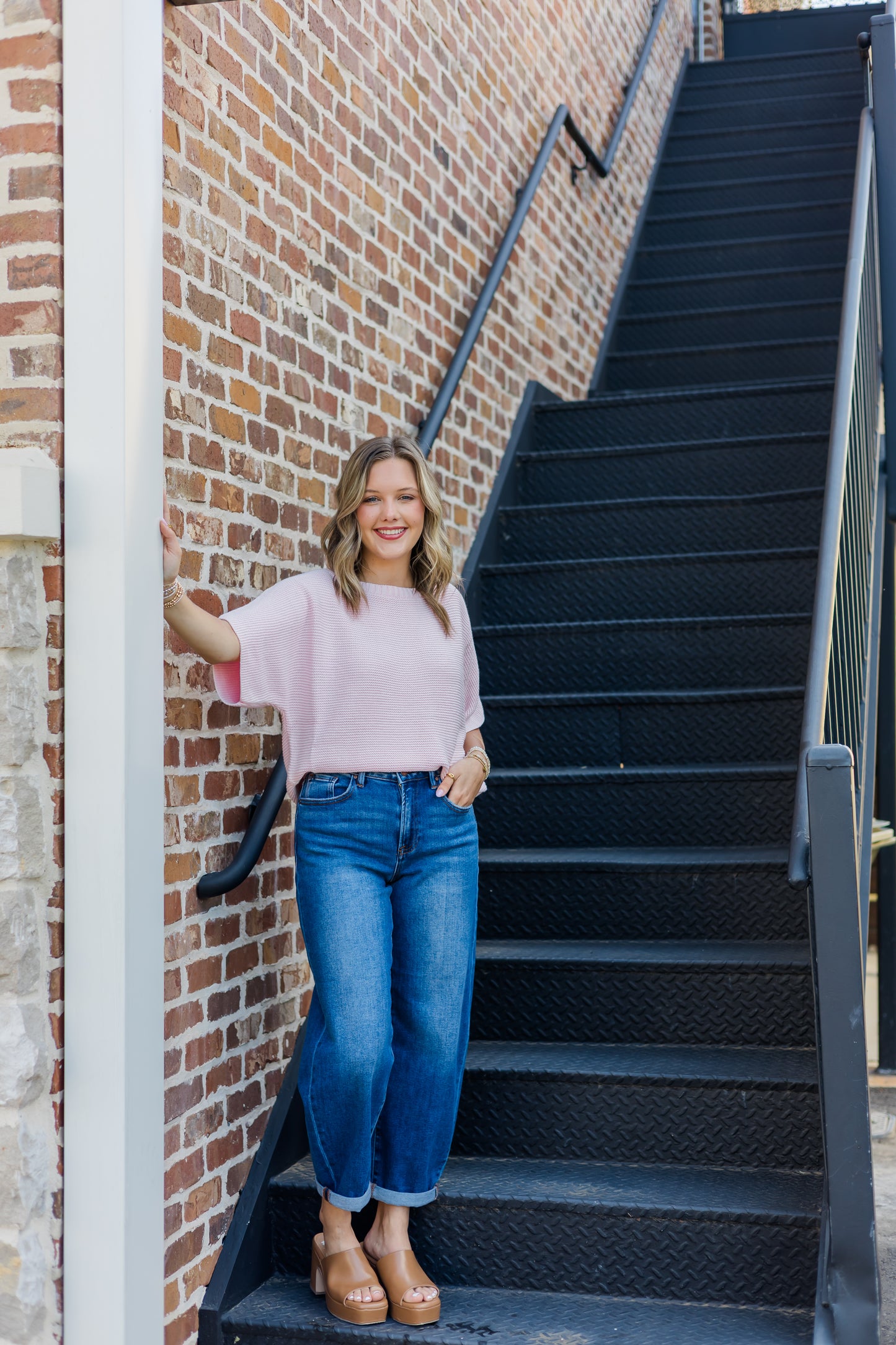 Pastel Getaway Top - Washed Rose