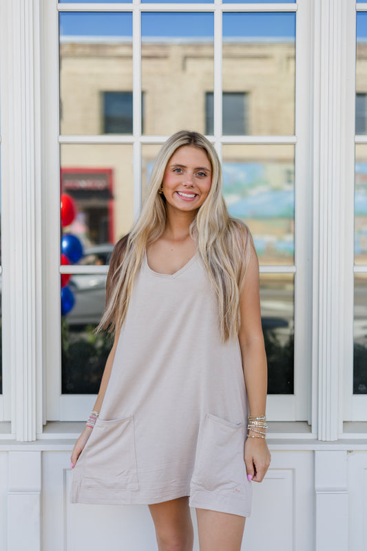 Marsh Wear Buxton Romper - Khaki Heather