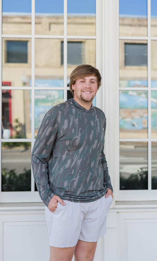 Marsh Wear Buxton Hagood Hoodie - Thyme Lowland Camo