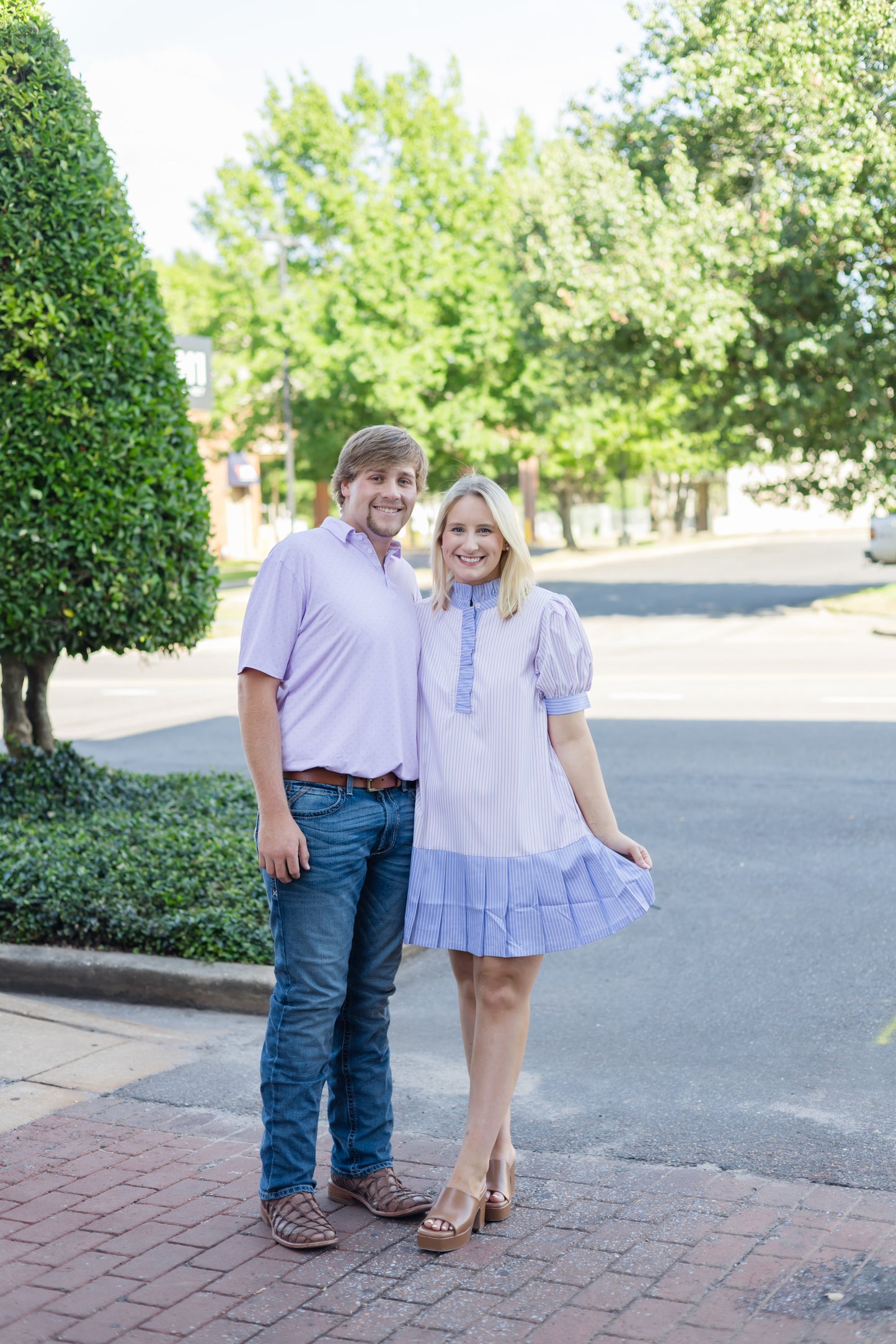 Caddie Wave Polo - Purple