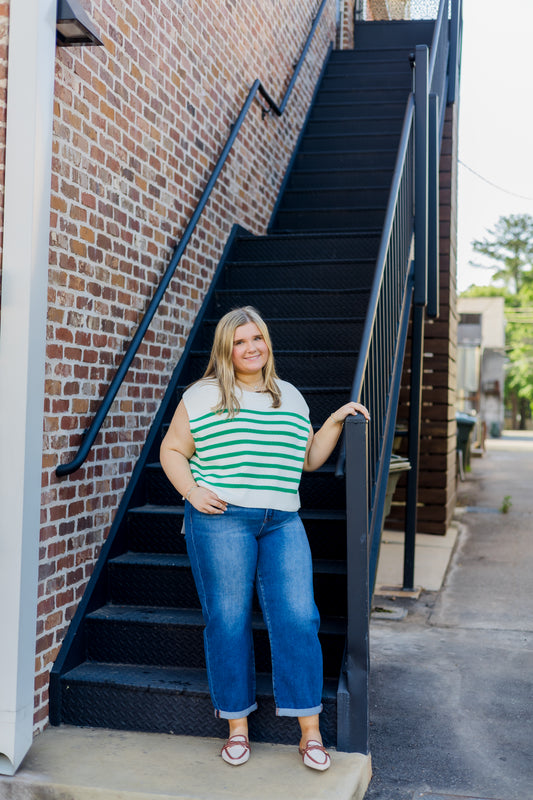 The Kimberly Top - Kelly Green