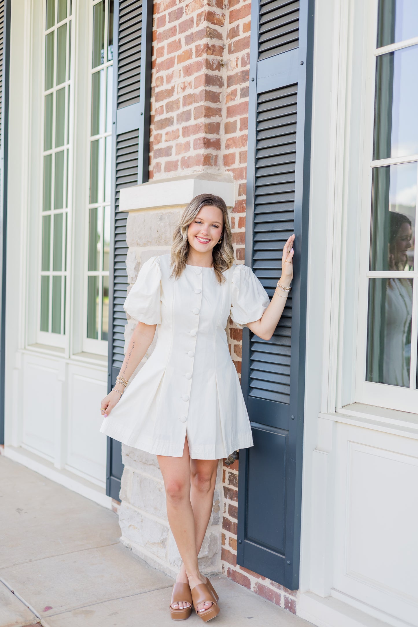 Business Professional Mini Dress - White