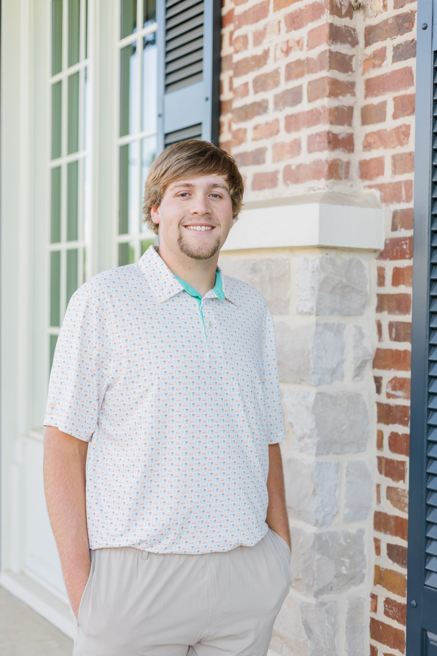 SSCO Par Fore Printed Polo - Palm Drive