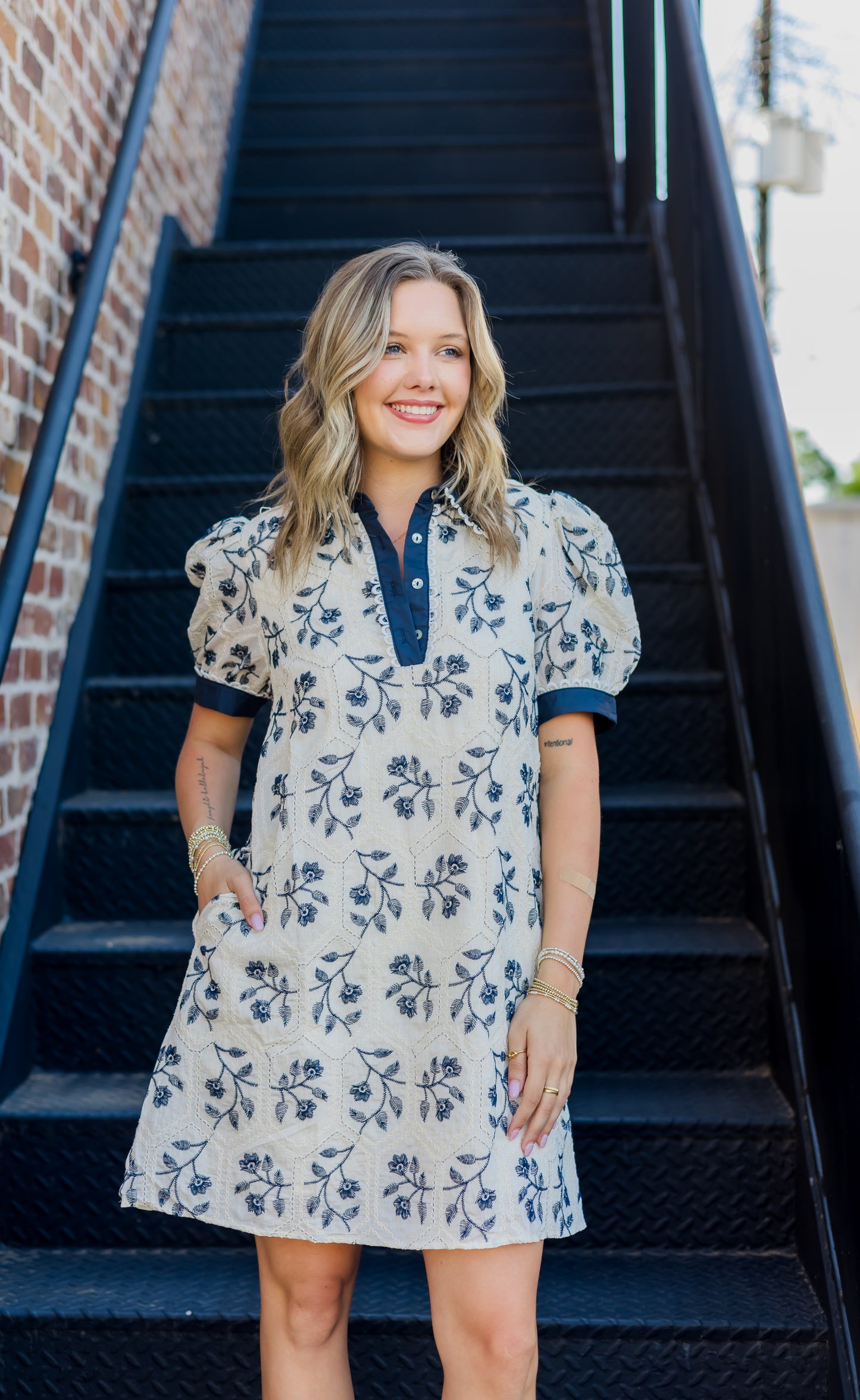 Nautical Navy Mini Dress