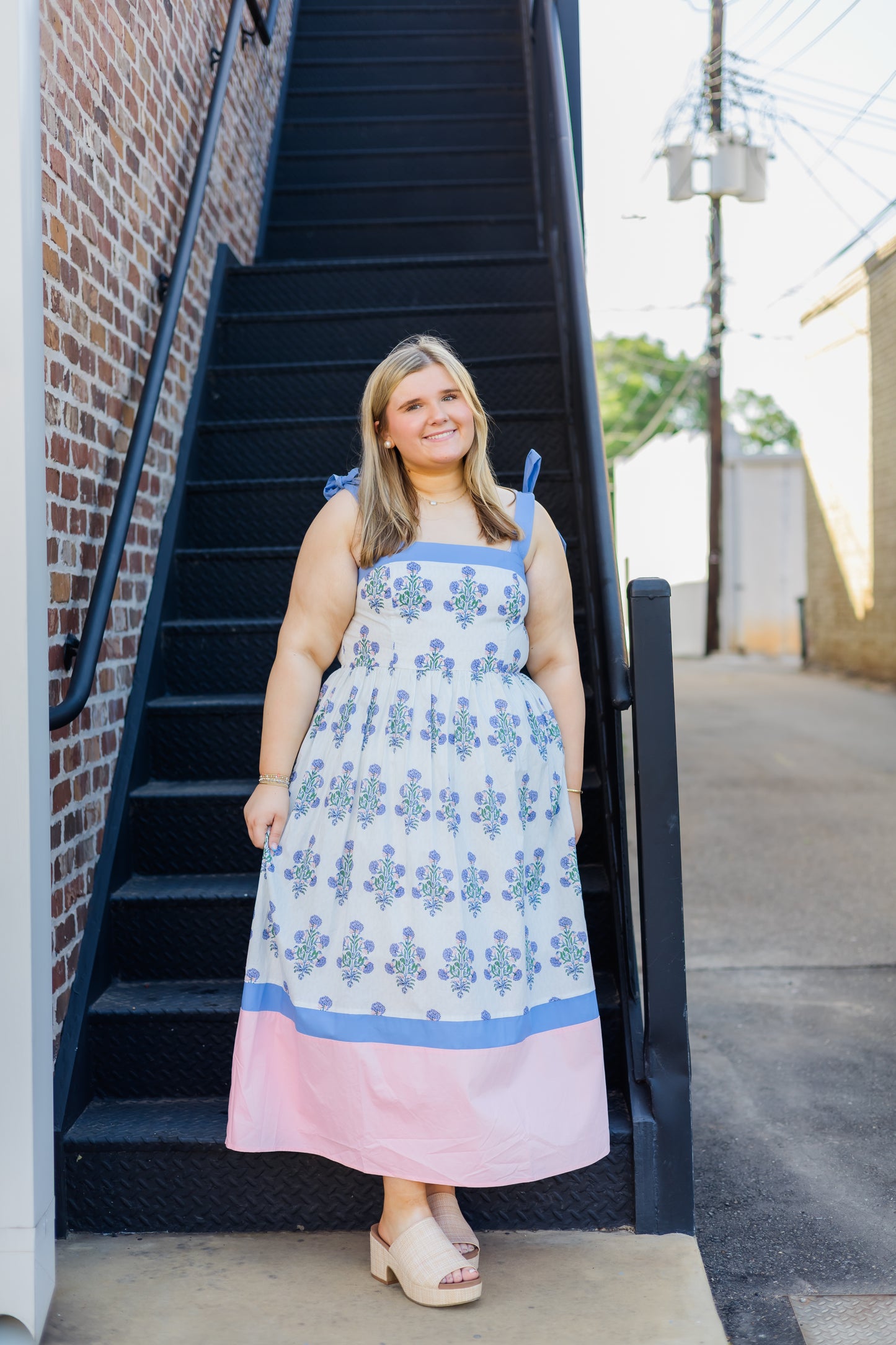 Floral Charm Midi Dress