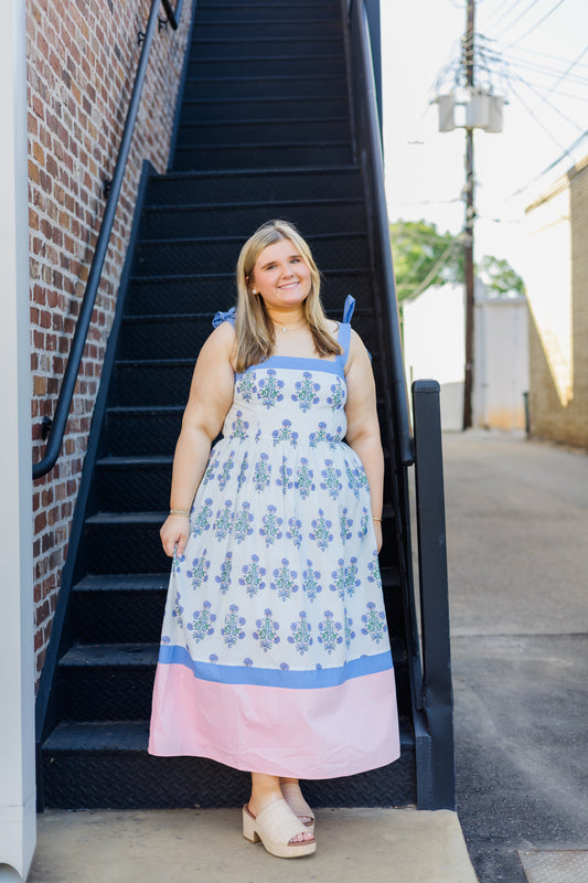 Floral Charm Midi Dress