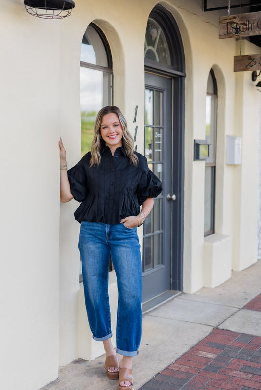 Keeping It Simple Top - Black