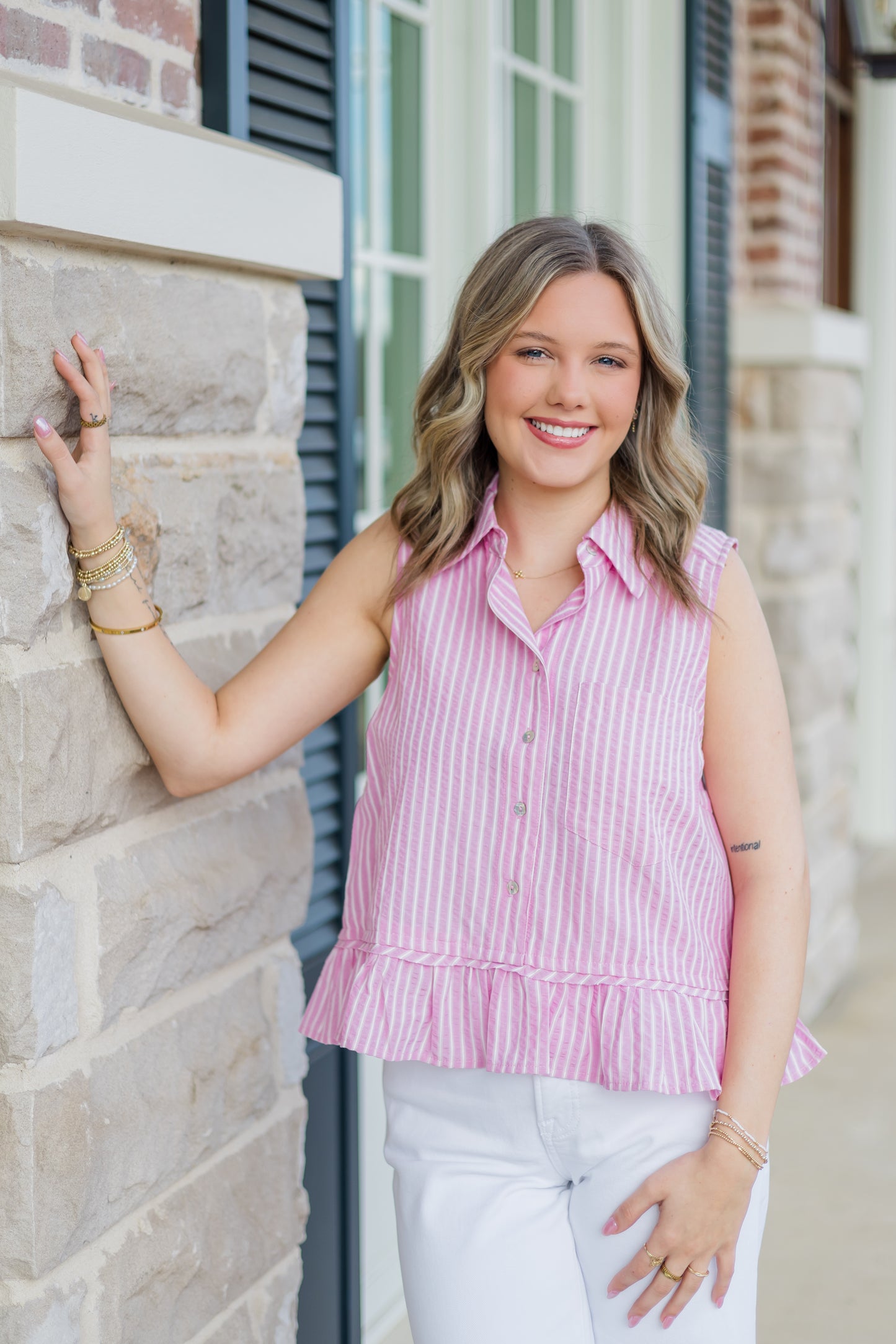 Summer Getaway Tank - Pink