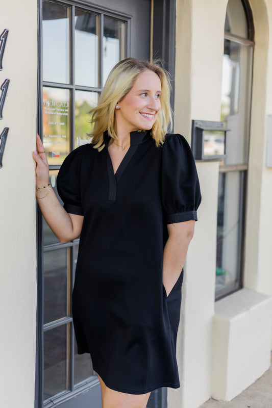 Basic Black Mini Dress