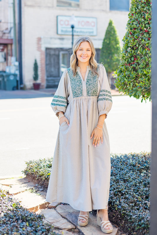 The Kelsey Dress - Cream