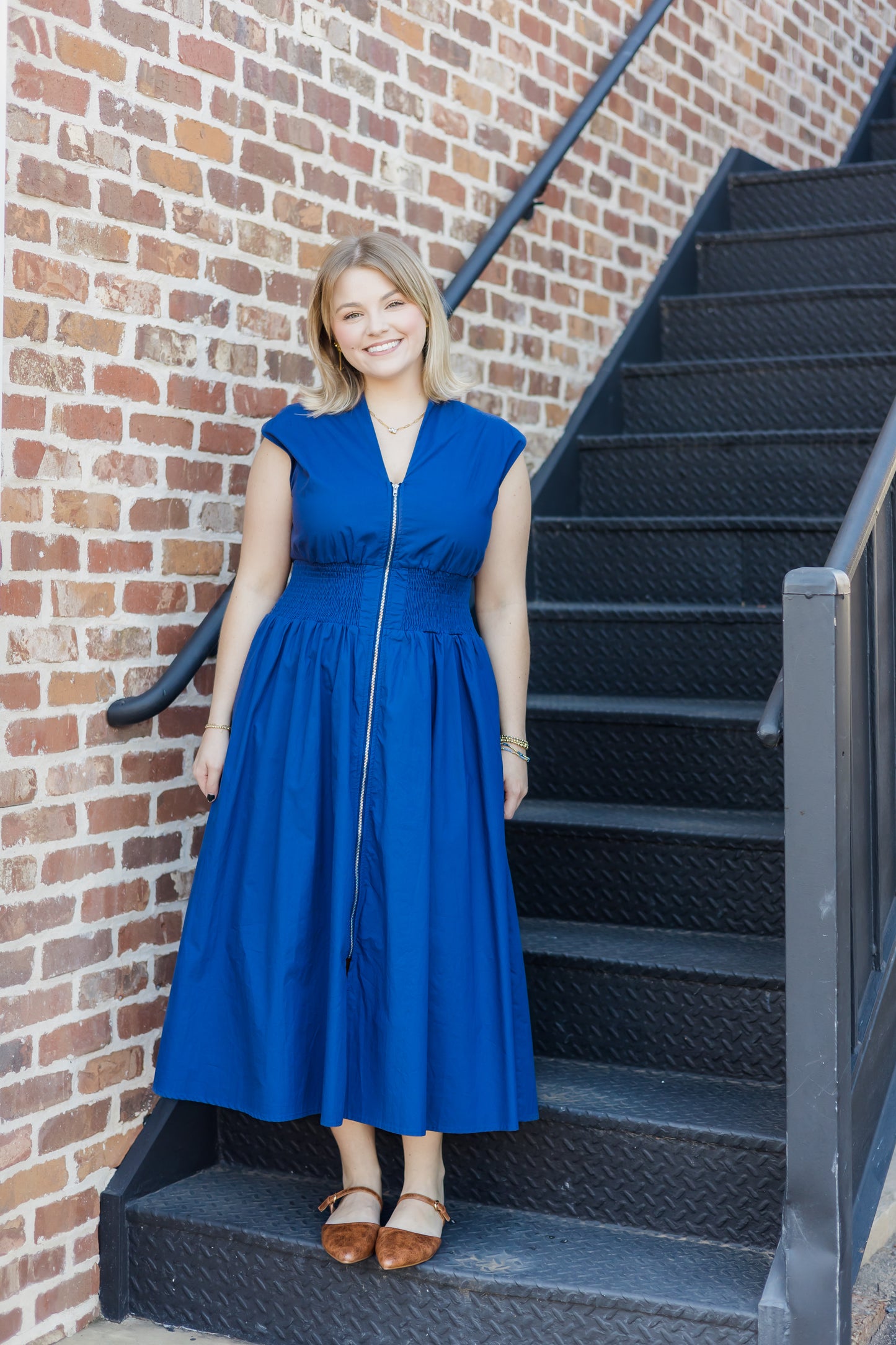 Effortless Navy Dress