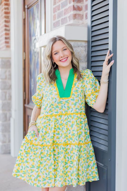 Bring the Sunshine Mini Dress