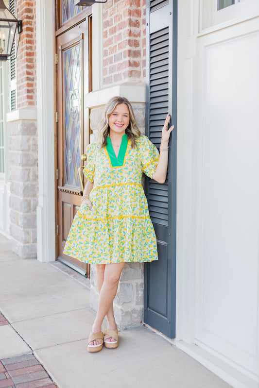Bring the Sunshine Mini Dress