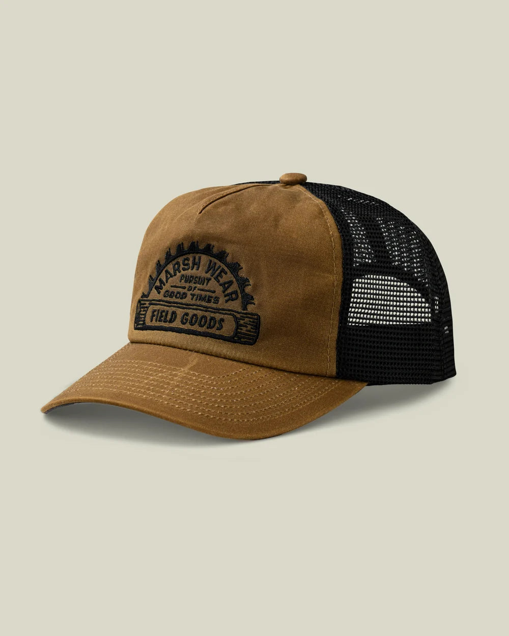 Marsh Wear Field Wax Snapback - Dark Sand