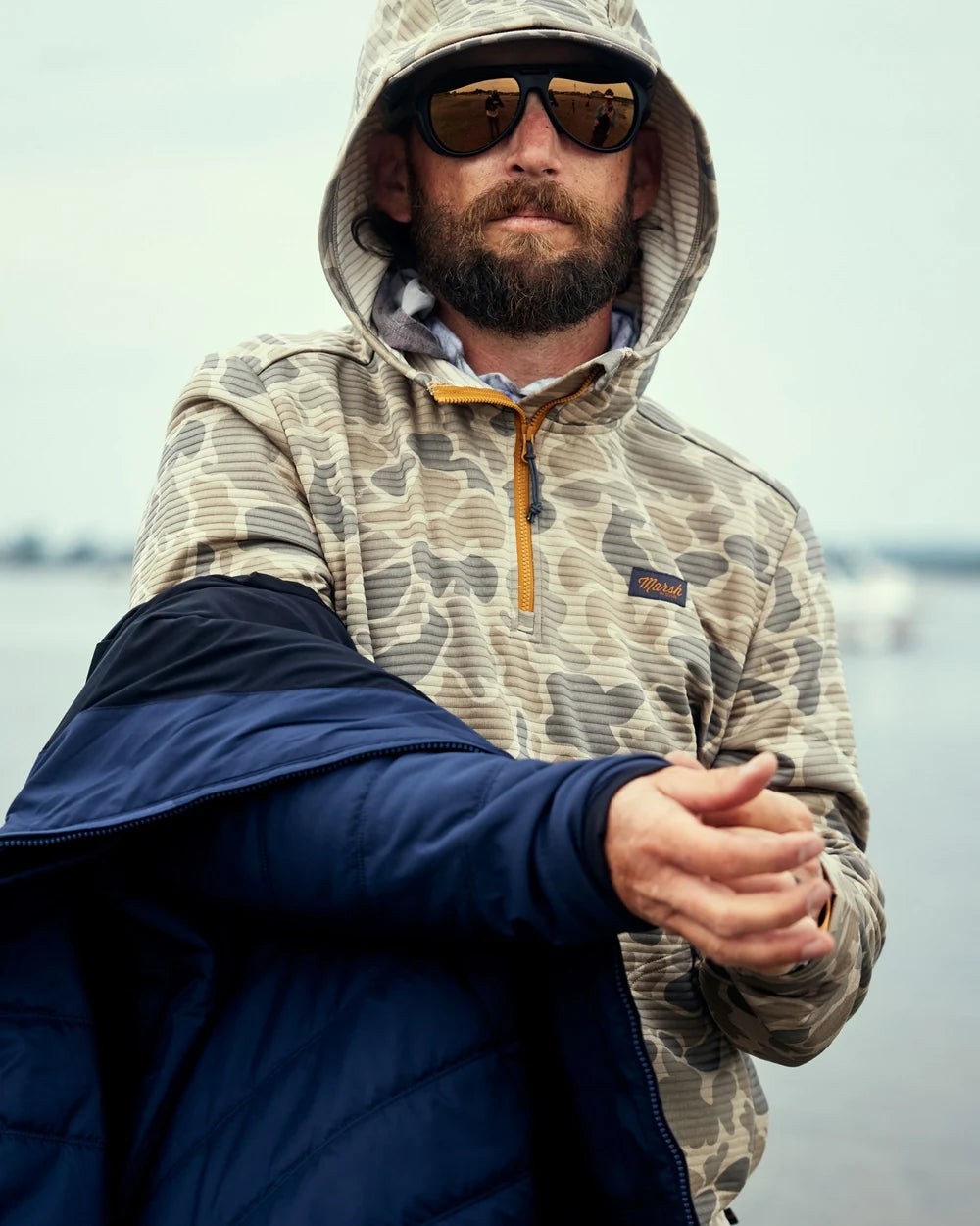 Marsh Wear Sullivan Hoodie - Khaki Mallard Camo