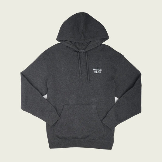 Marsh Wear Fly Patch Hoodie Charcoal Heather