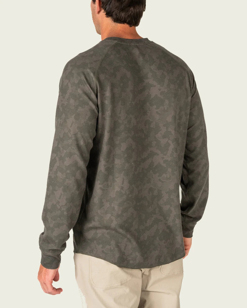 Marsh Wear Surfside Waffle Knit - Fossil Foxhole Camo