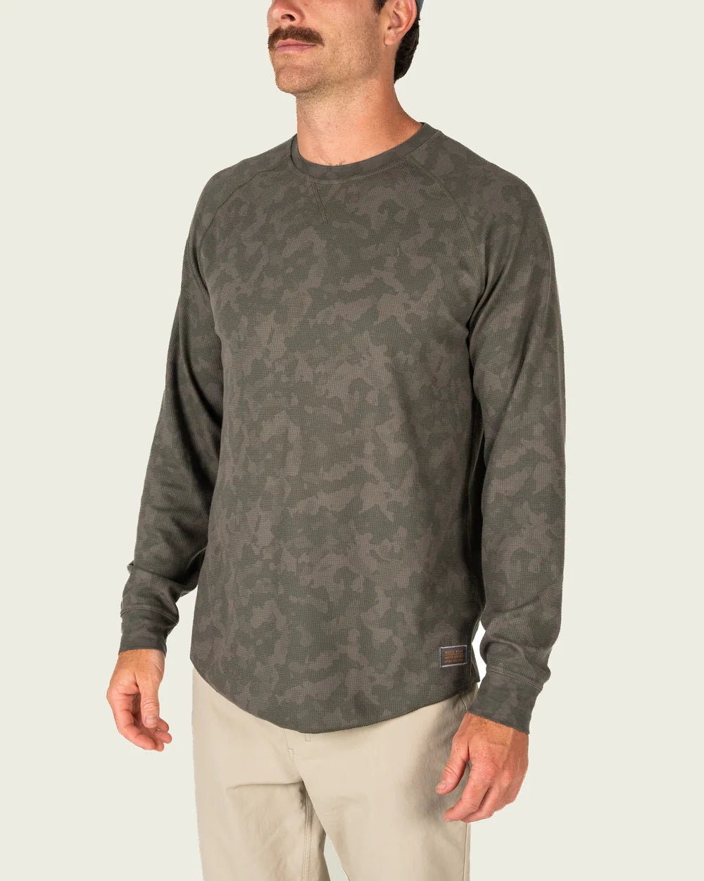 Marsh Wear Surfside Waffle Knit - Fossil Foxhole Camo