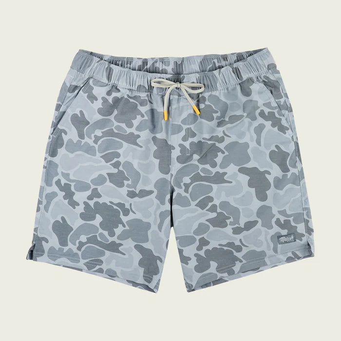 Marsh Wear Fulton Lined Shorts - Gray Mallard Camo