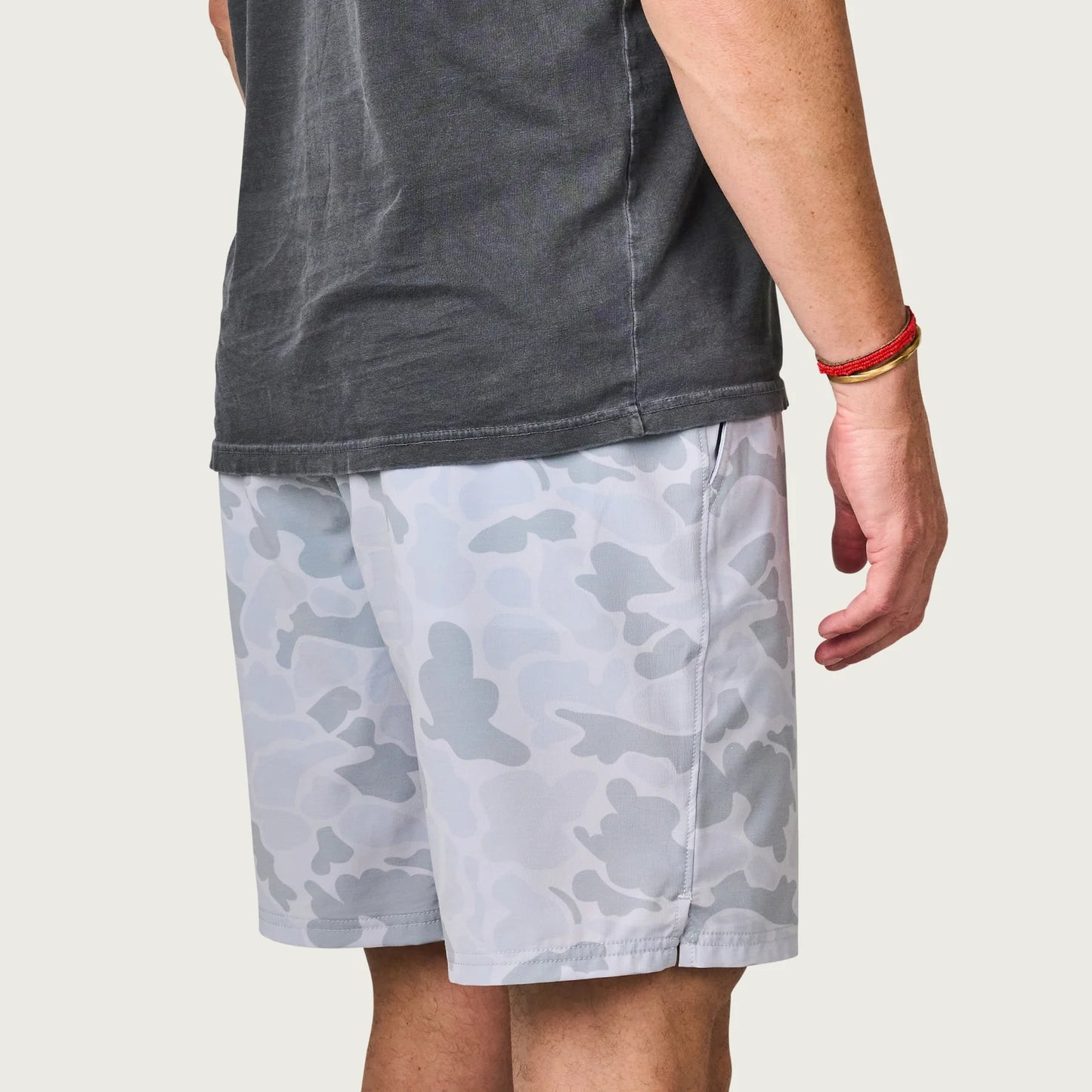 Marsh Wear Fulton Lined Shorts - Gray Mallard Camo