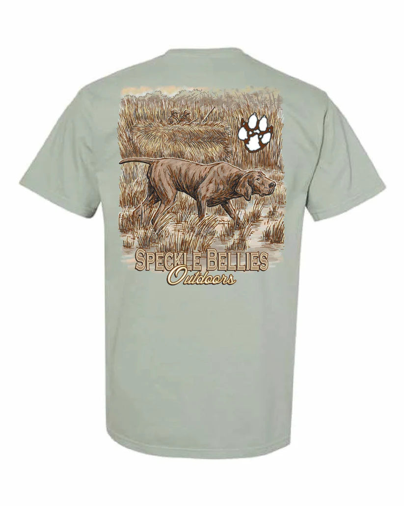 Speckle Bellies Marshland Dog Pocket Tee