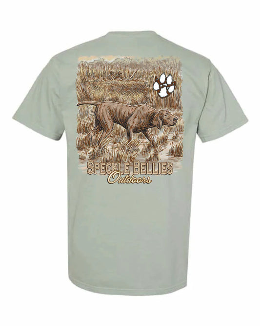 Speckle Bellies Marshland Dog Pocket Tee