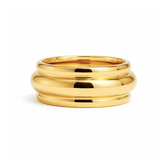 Ellie Vail Sabina Dome Band Ring