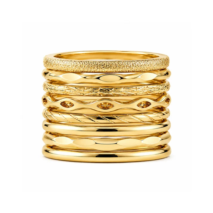 Ellie Vail Riviera Stackable Ring Set