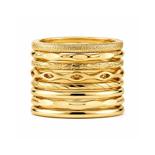 Ellie Vail Riviera Stackable Ring Set