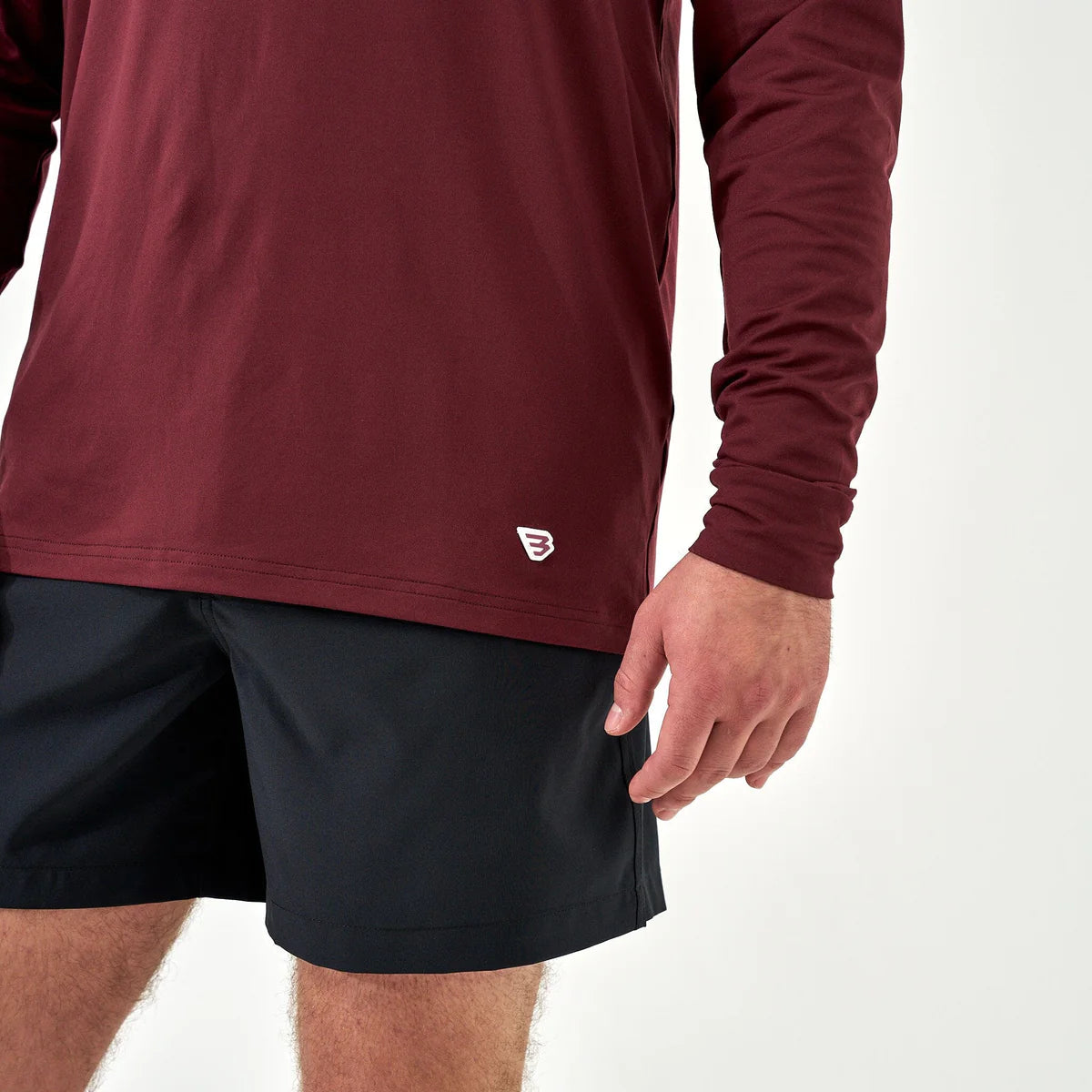 Burlebo Performance Hoodie- Maroon