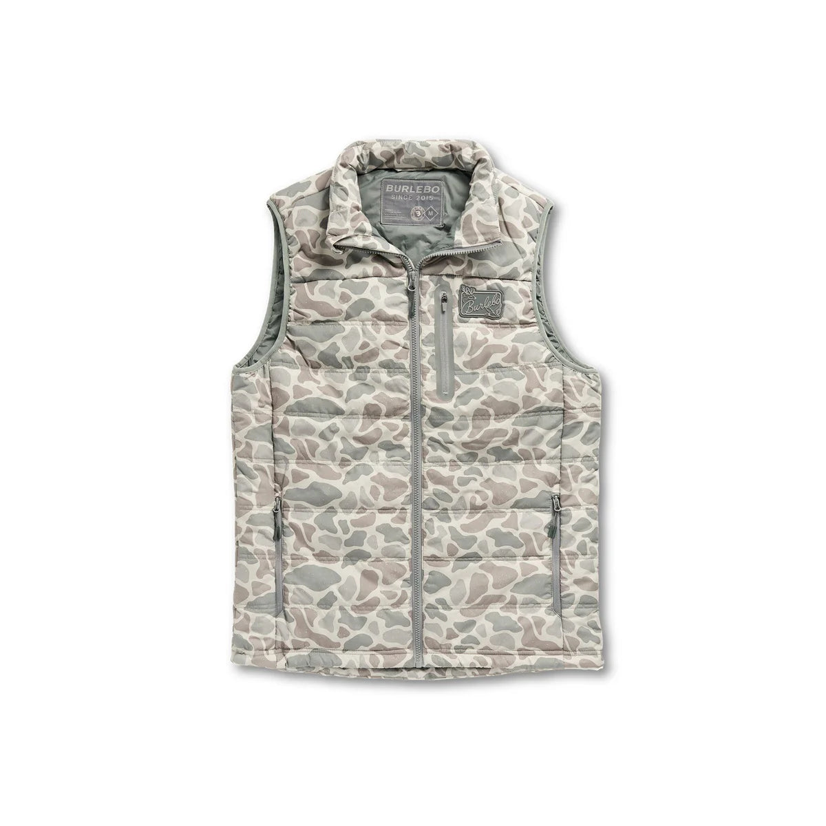 Burlebo Puffer Vest- Classic Deer Camo