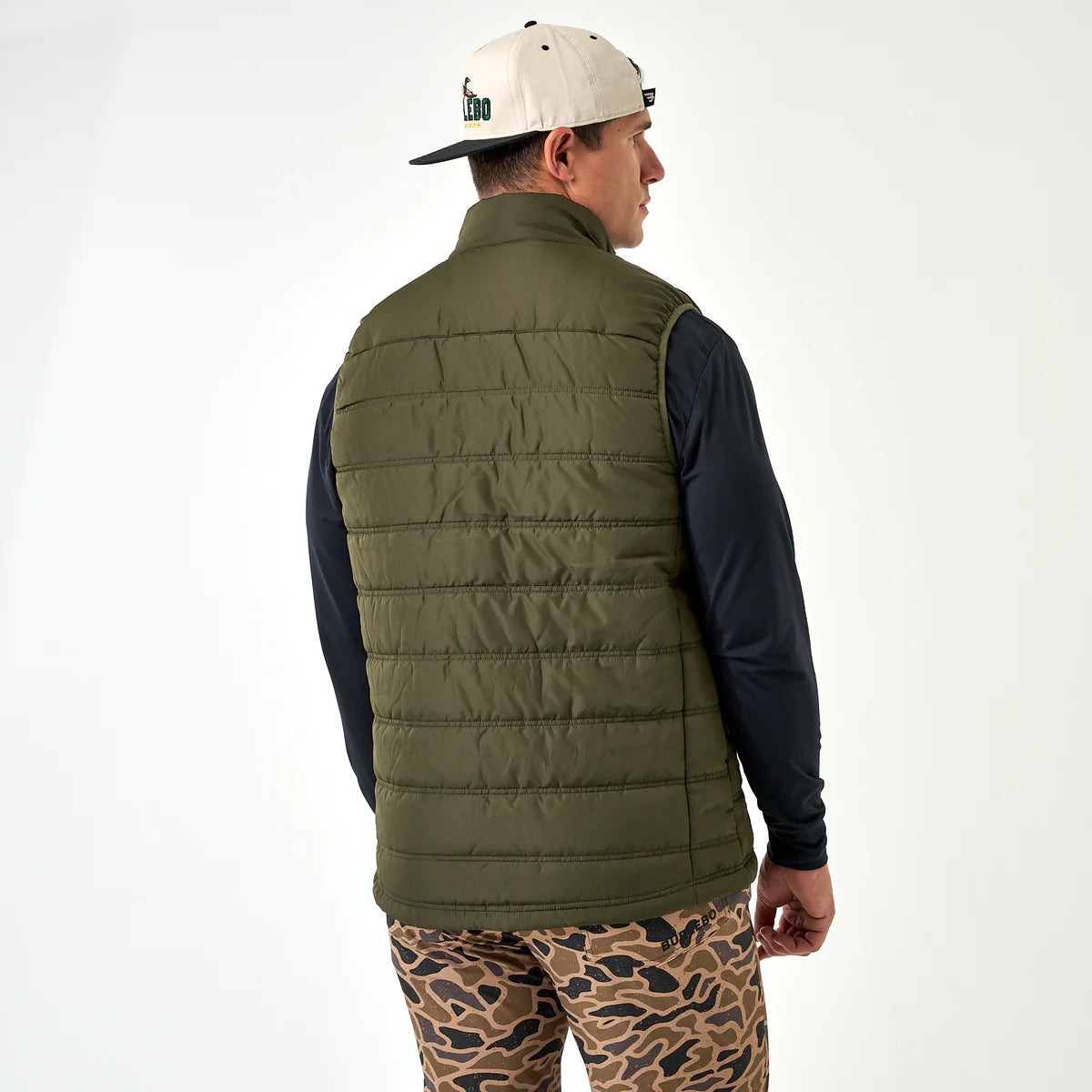 Burlebo Puffer Vest- Mallard Green