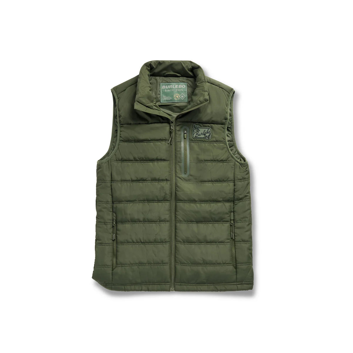 Burlebo Puffer Vest- Mallard Green