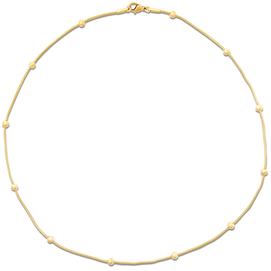 Ellie Vail Rozlyn Beaded Ball Chain Necklace