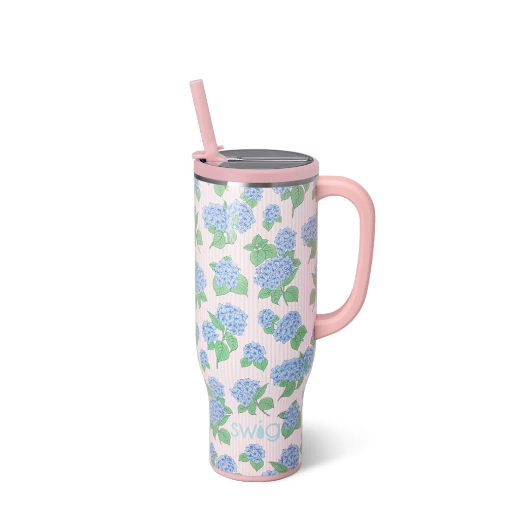 Swig 30oz Mega Mug - Hydrangeas