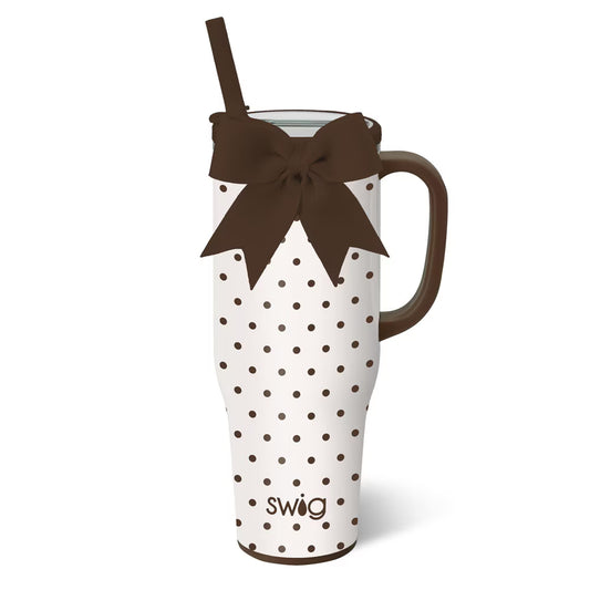 Swig 40oz Mega Mug - Mocha Dots