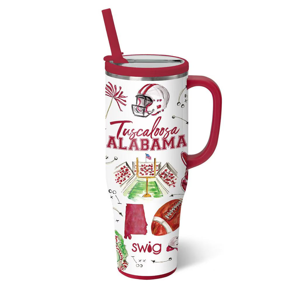 Swig 40oz Mega Mug - Tailgates in Tuscaloosa