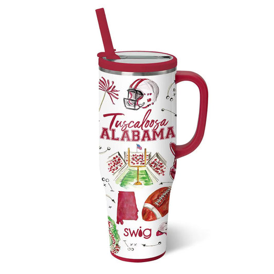 Swig 40oz Mega Mug - Tailgates in Tuscaloosa