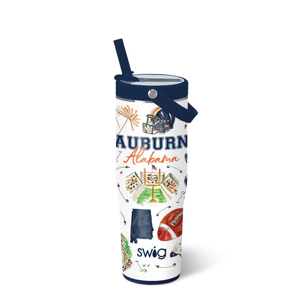 Swig To-Go Tumbler 30oz - Tailgates in Auburn