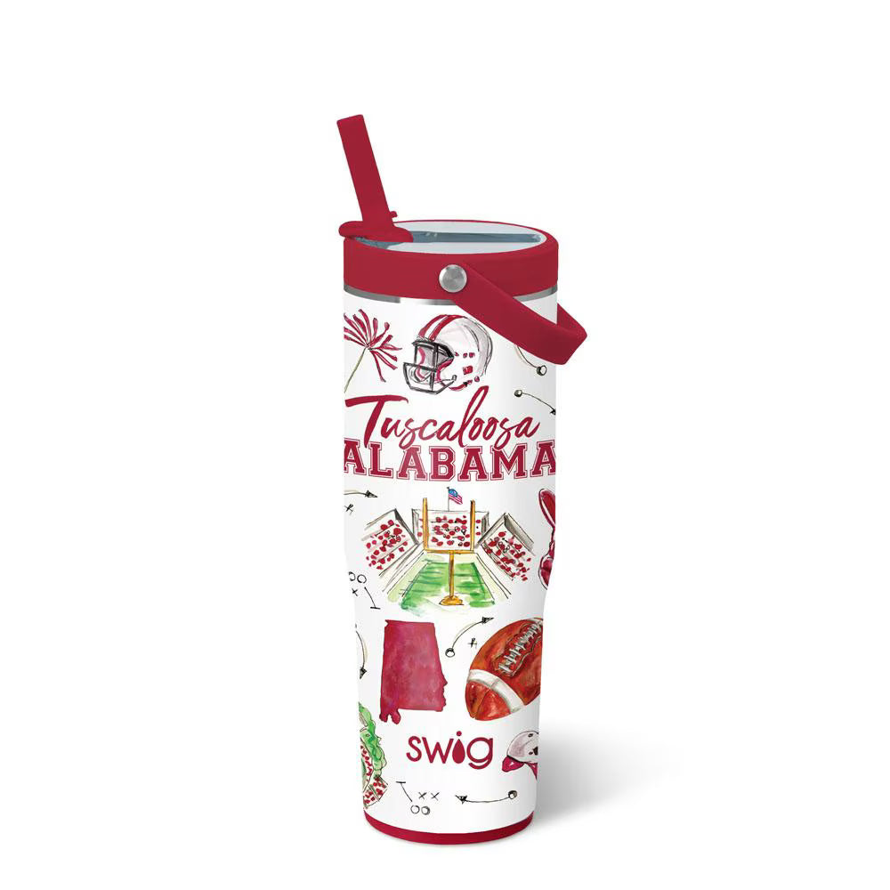 Swig To-Go Tumbler 30oz - Tailgates in Tuscaloosa