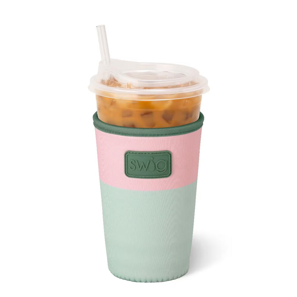 Swig Medium Iced Cup Coolie - Sage Mist
