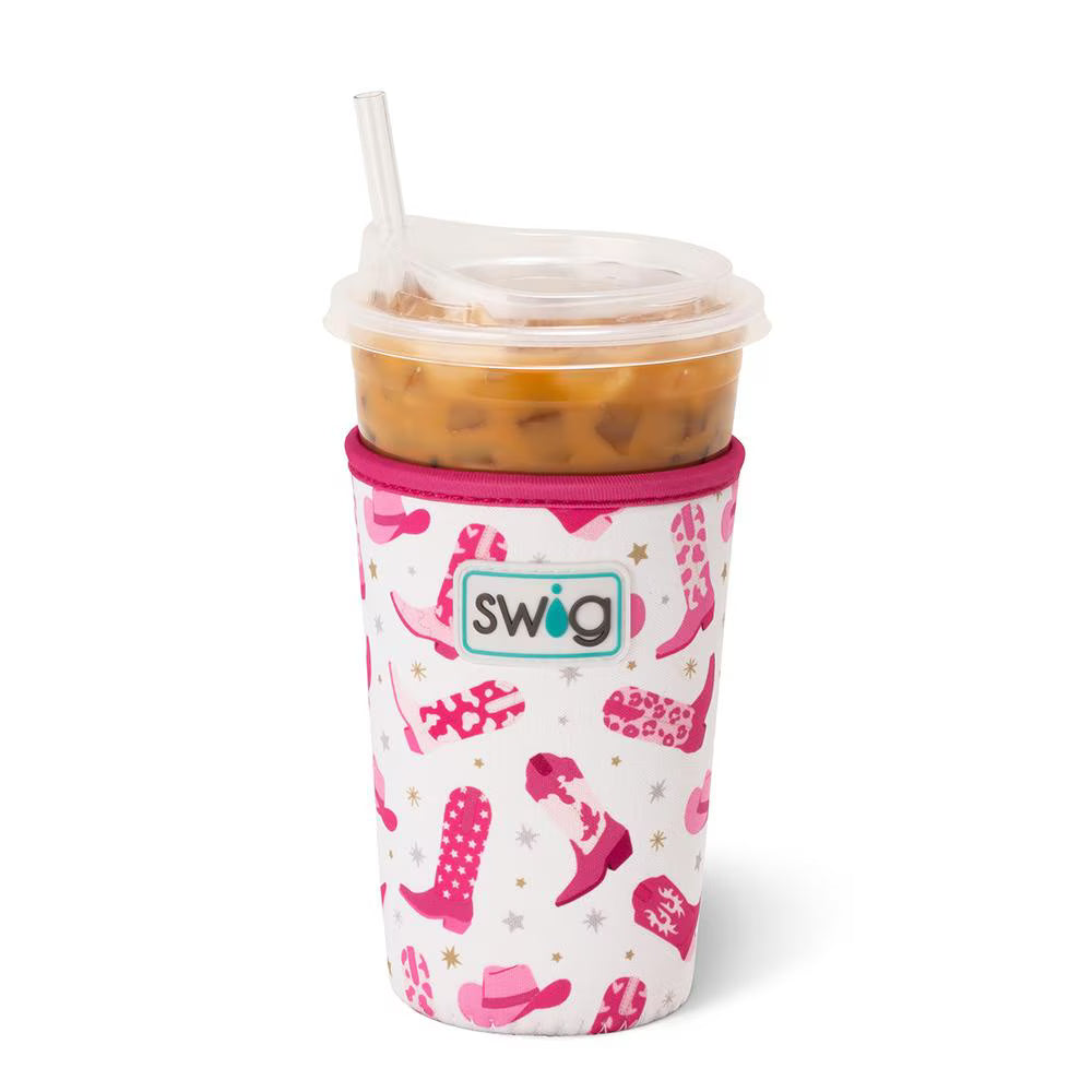 Swig Medium Iced Cup Coolie - Let's Go Girls