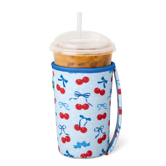 Swig Medium Iced Cup Coolie - Cherry Pop
