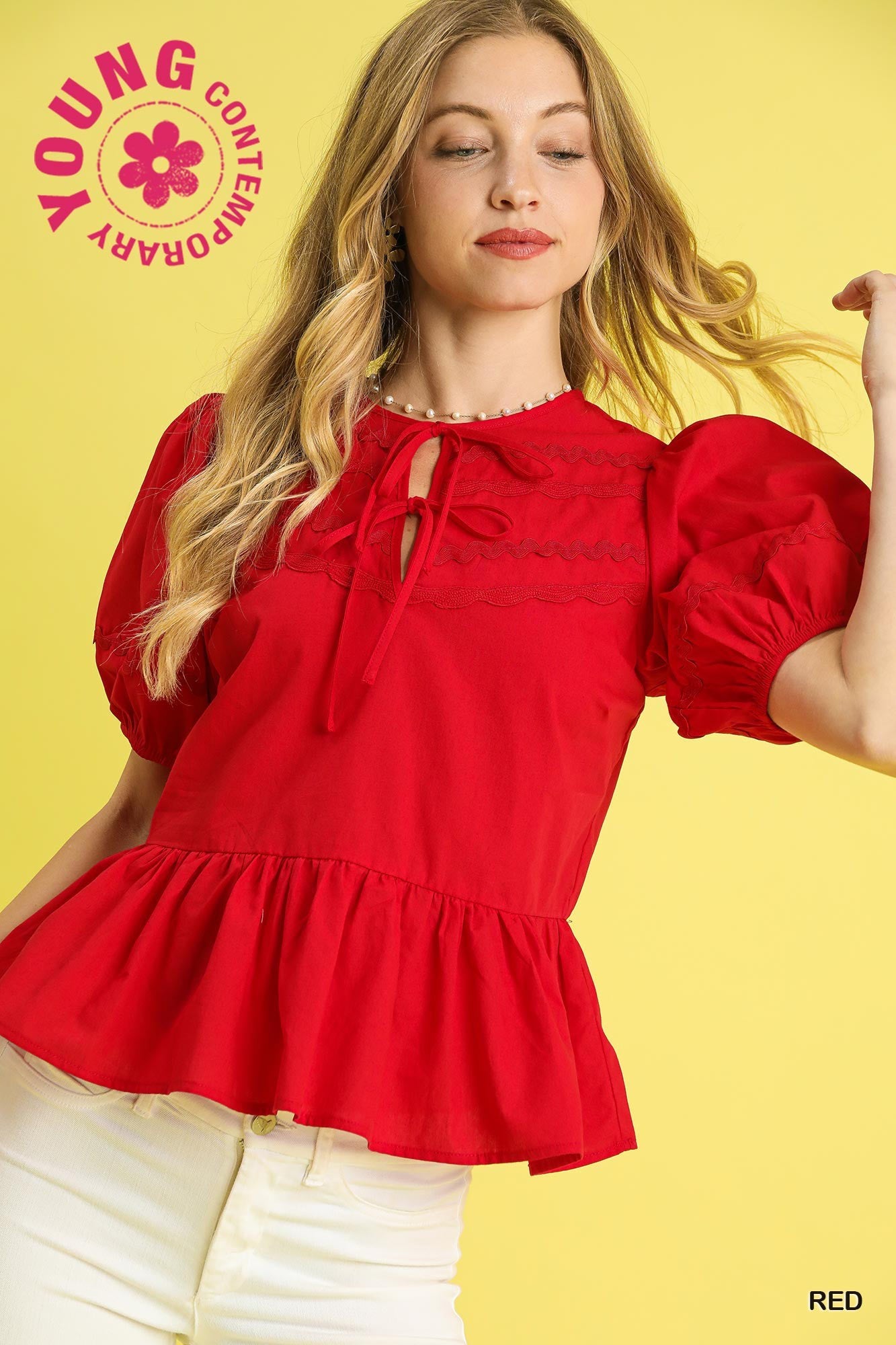 Holding Steady Top - Red