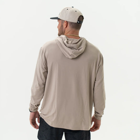 Burlebo Performance Hoodie- Sandstone