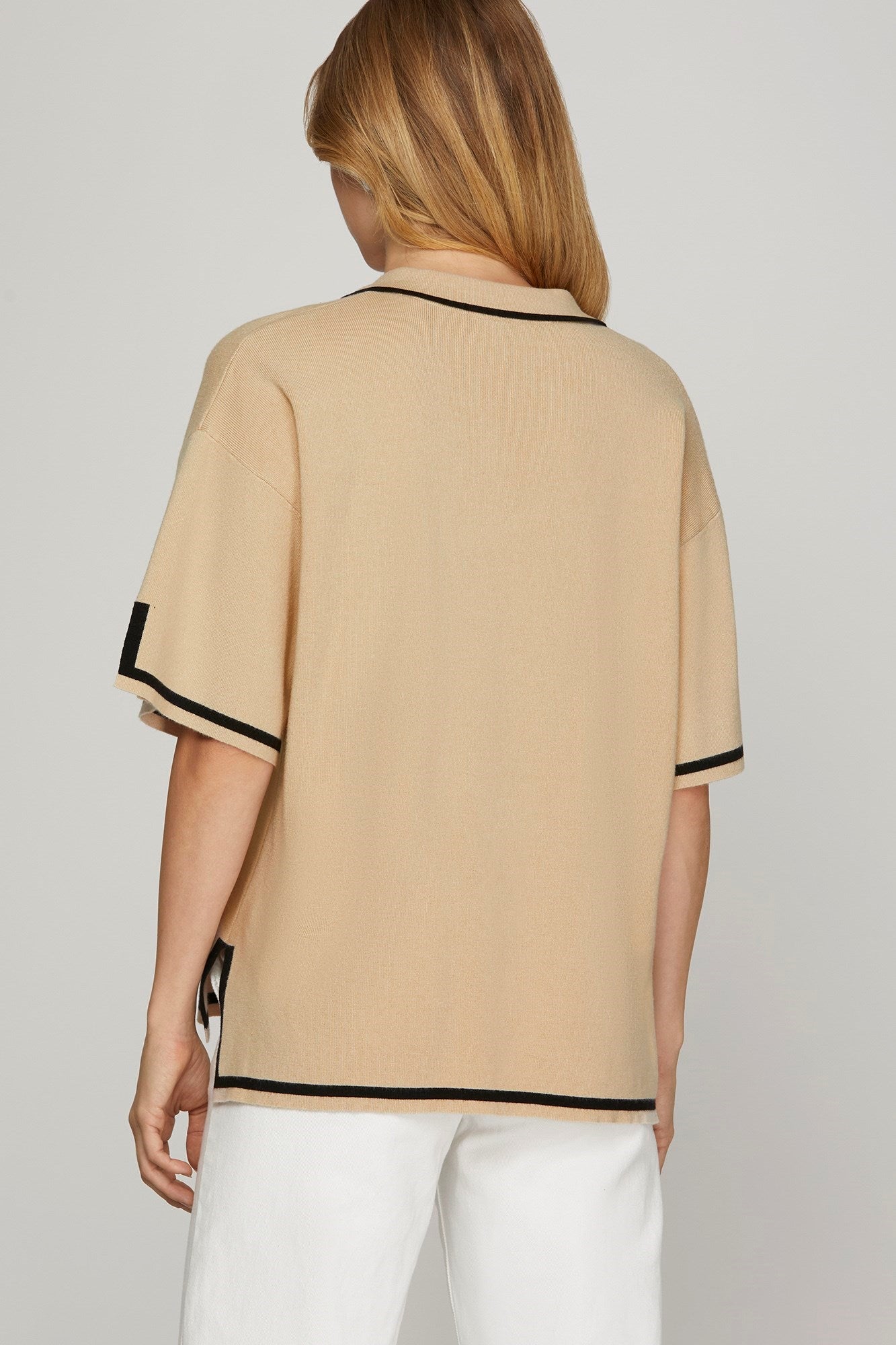 Casual Cute Taupe Top