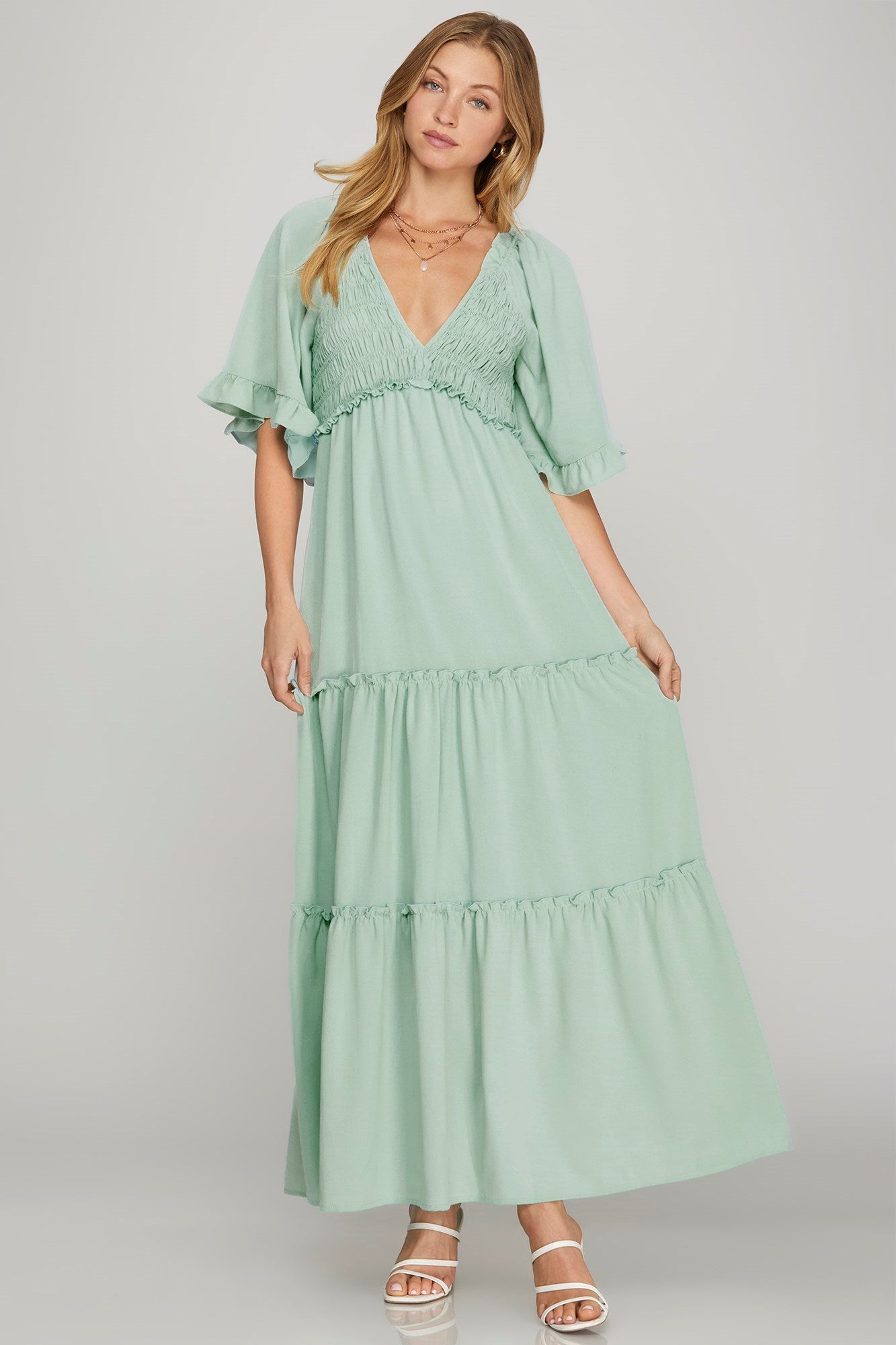 Sunday Love Dress - Mint Blush