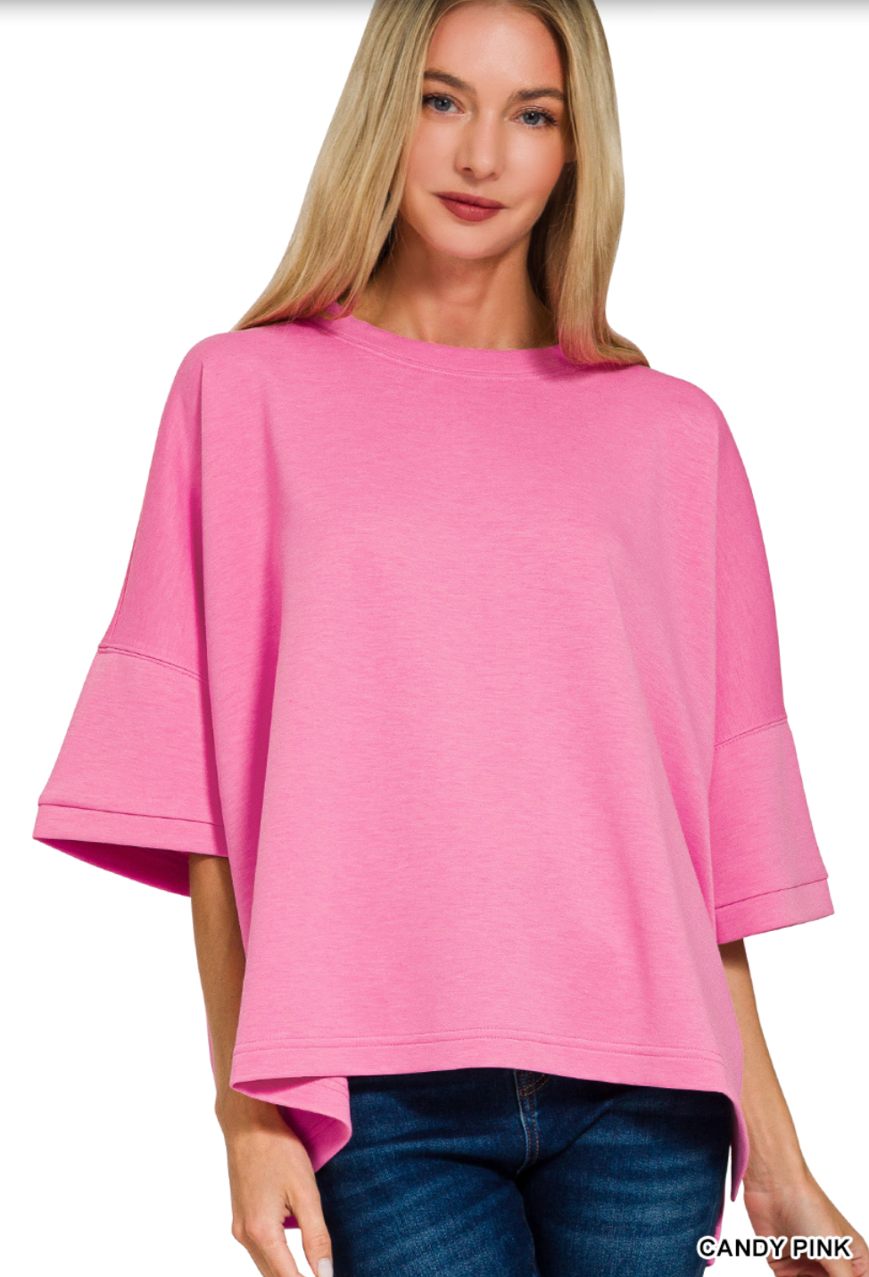 Chill Day Top - Candy Pink